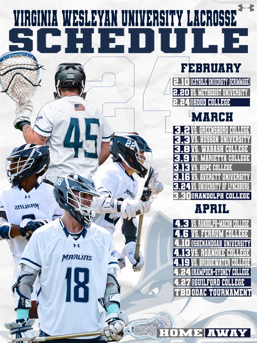vwumlacrosse's tweet photo. Marlins ‘24 schedule #GDTBAM https://t.co/KHr1r5ShEJ