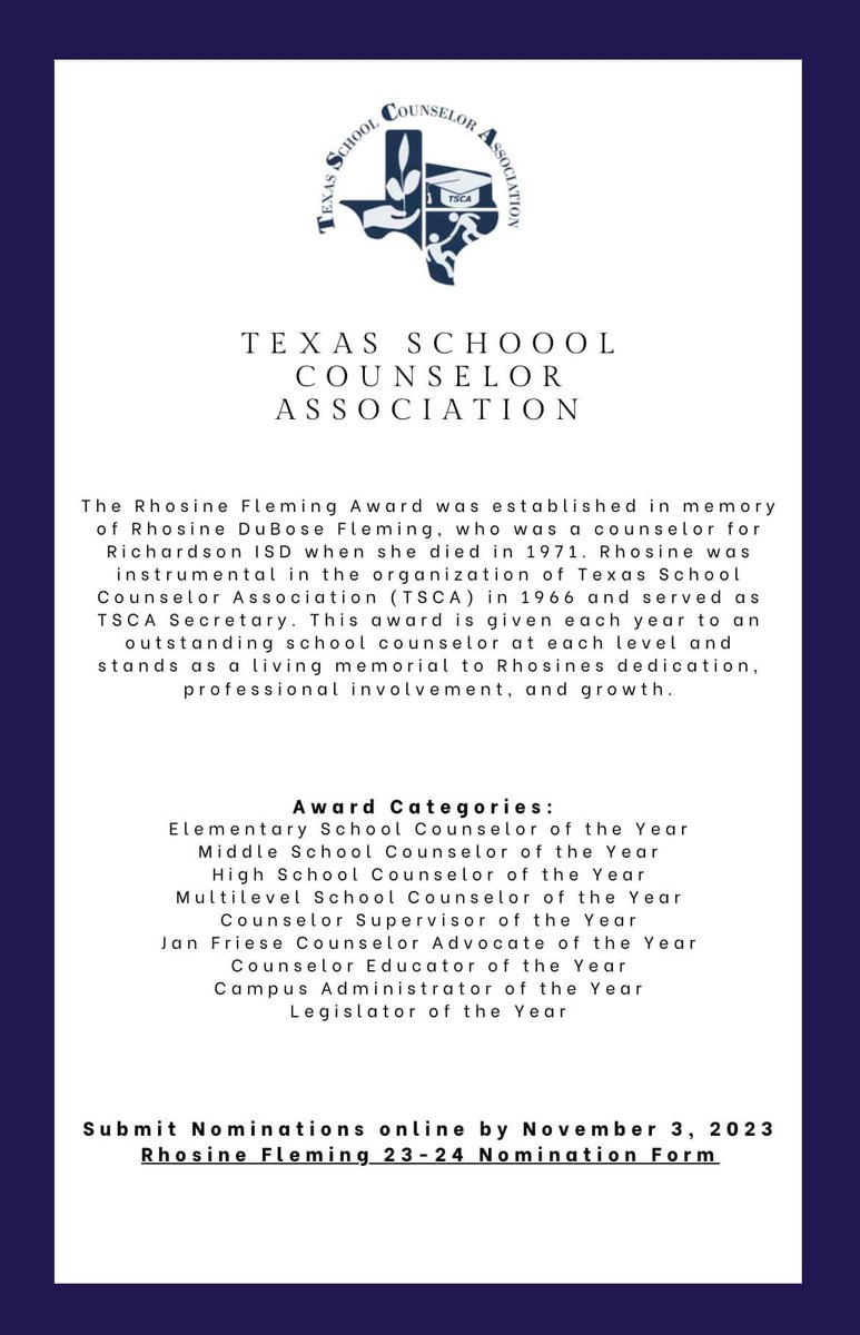 Texas School Counselor Association tweet media