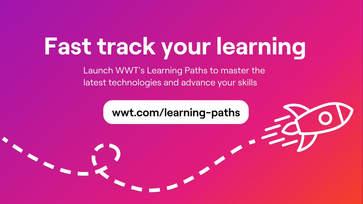 Check out WWT's Learning Paths - your gateway to developing new skills in technology. Whether you're a tech enthusiast or a pro, these paths offer valuable insights. Start your journey here: wwt.com/learning-paths