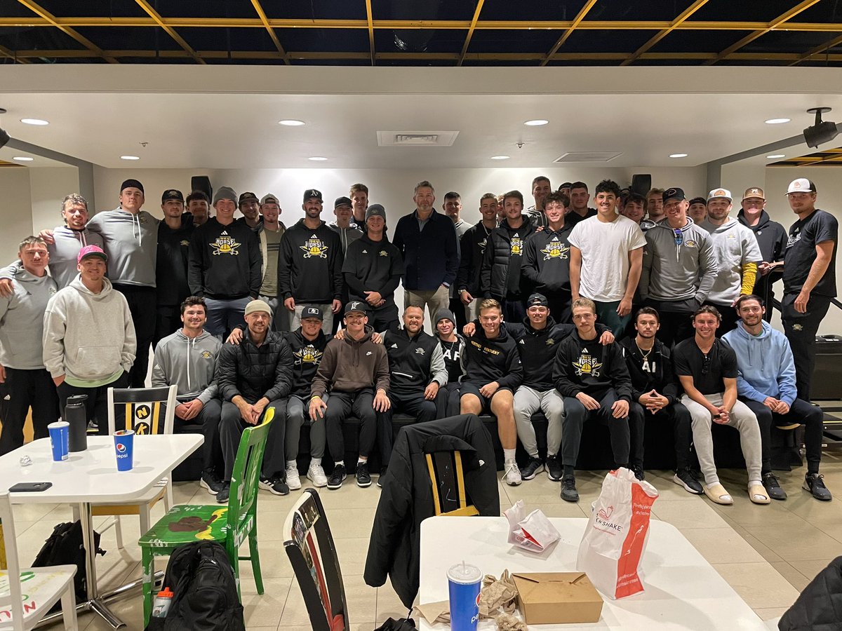 NKUNorseBSB's tweet photo. Special thanks to @Brewers Pitching Coach &amp; Norse Alum Chris Hook for stopping by today to speak to the team. #NorseUp https://t.co/ryDDWStwta