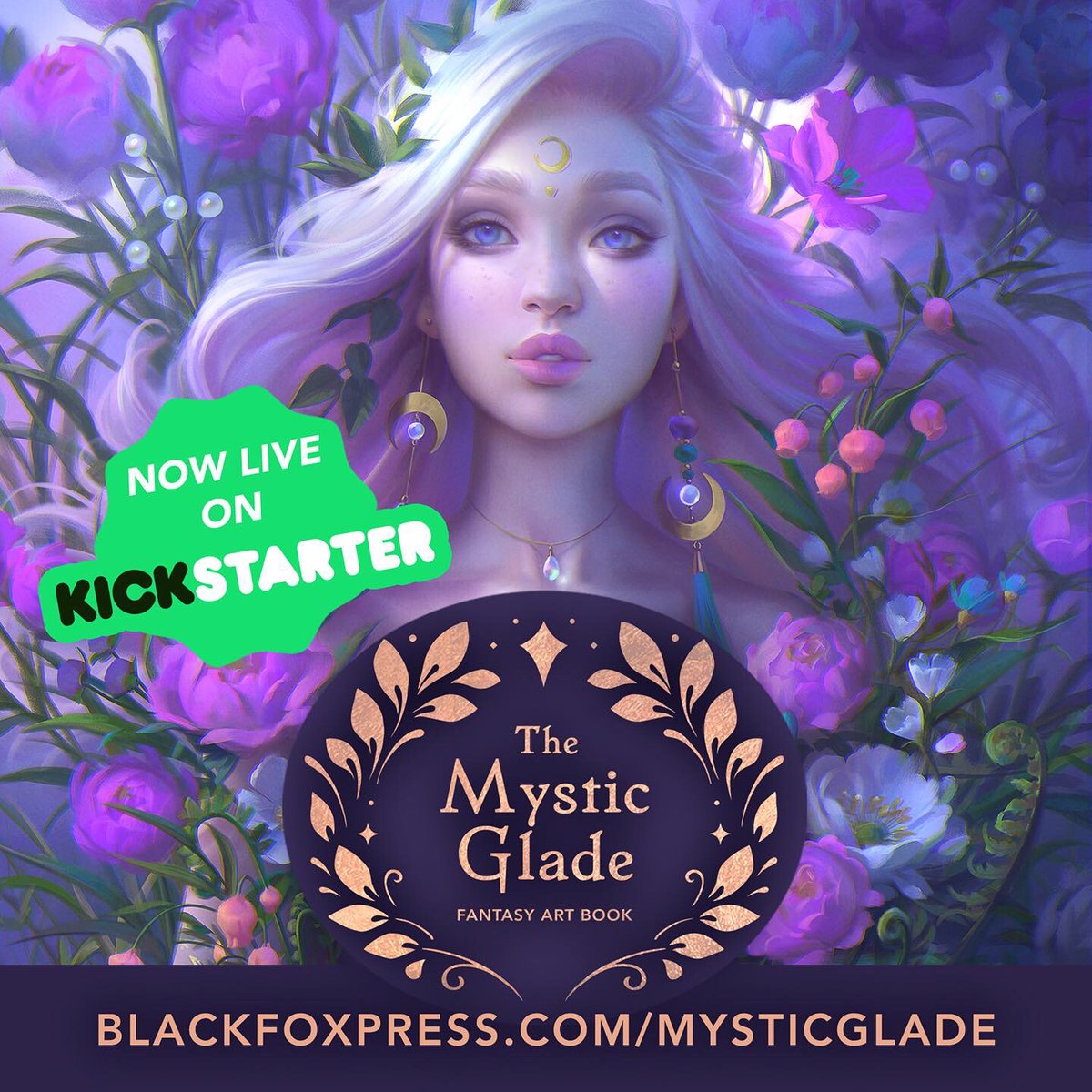 There’s still time to get the Mystic Glade fantasy art and tutorial book! I also made an oil painting tutorial for this book. I hope you check it out! kickstarter.com/projects/jodie…