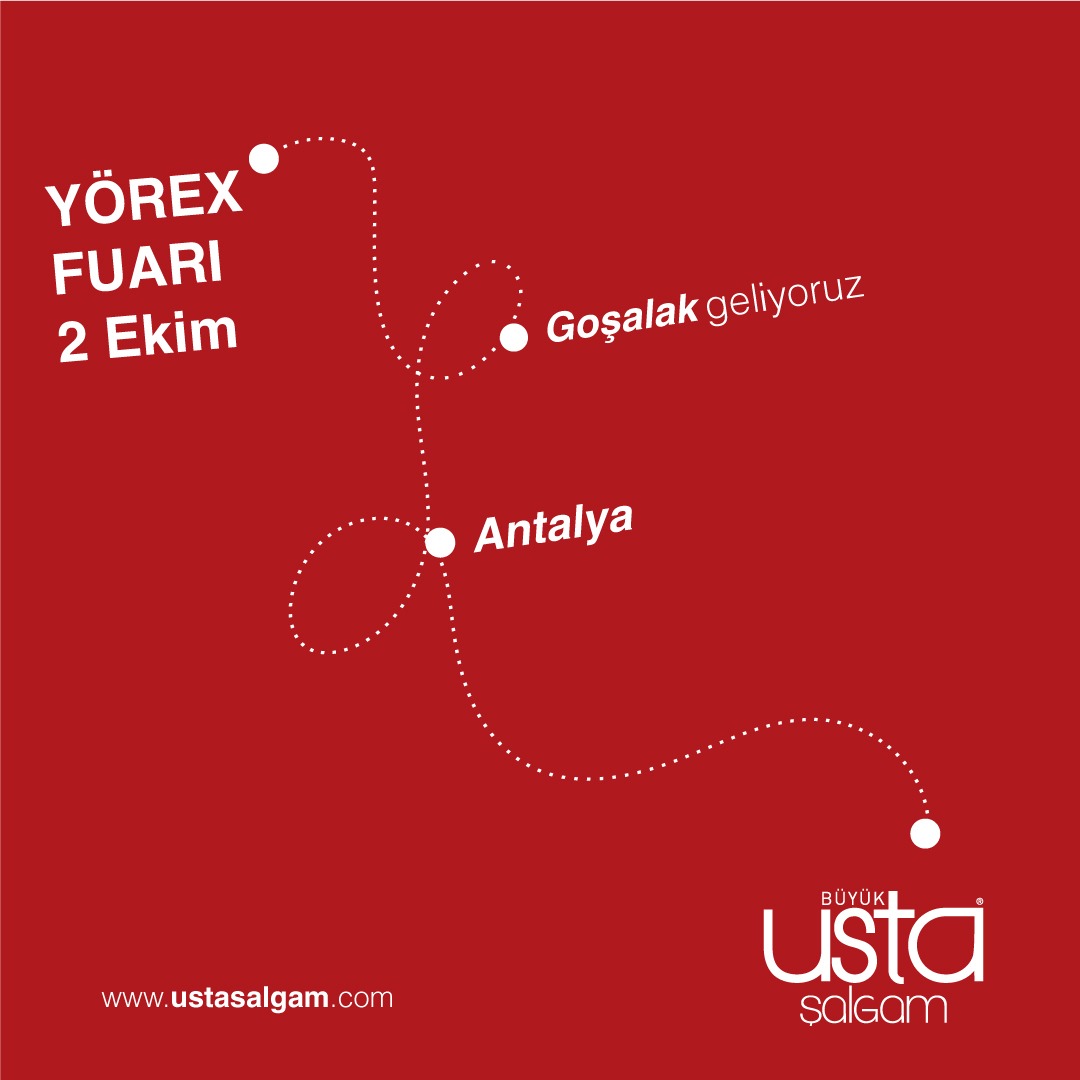 Antalya'da yöresel ürünlerin bir araya geldiği YÖREX fuarına “goşalak” geliyoruz. Adana standında bi şalgam’a bekleriz😋

<a href="/yorexTr/">YÖREX</a>
#adana #antalya #yörexfuarı #şalgam #ustaşalgam