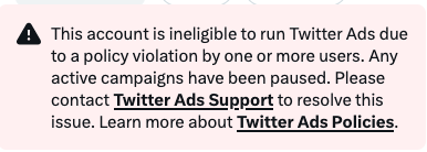 .@Support I can't run ads on X for my new book (coming out next week), but the countless random Chinese companies whose ads get Community Noted for promoting scams CAN? (We all seen them). Please clear out the penalties from my account that were issued under the previous