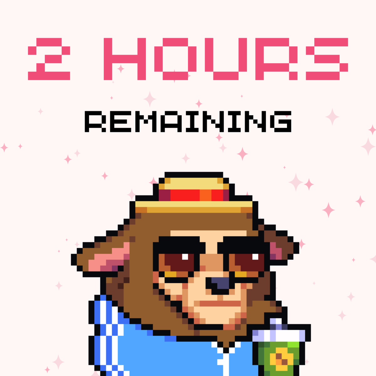 Mint closes in 2 hours 🐑

It's the final countdown 🐑
