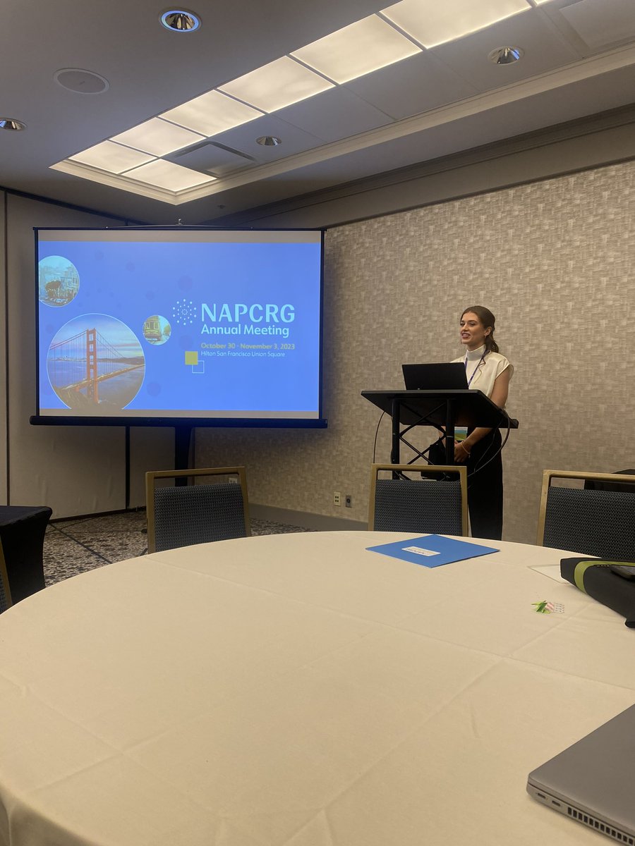 I really enjoyed presenting one of the studies in my <a href="/SPHeREprogramme/">SPHeRE</a> PhD at the <a href="/NAPCRG/">NAPCRG</a> conference in San Fran today. A fantastic experience, with thanks to <a href="/ARC_UL/">ARC: Ageing Research Centre University of Limerick</a> and my supervisory team for funding this opportunity. <a href="/galvin_rose/">Rose Galvin</a> <a href="/KatieRobinsonOT/">Katie Robinson</a> <a href="/C_FitzGerald_/">Christine FitzGerald</a> @mollyxmanning