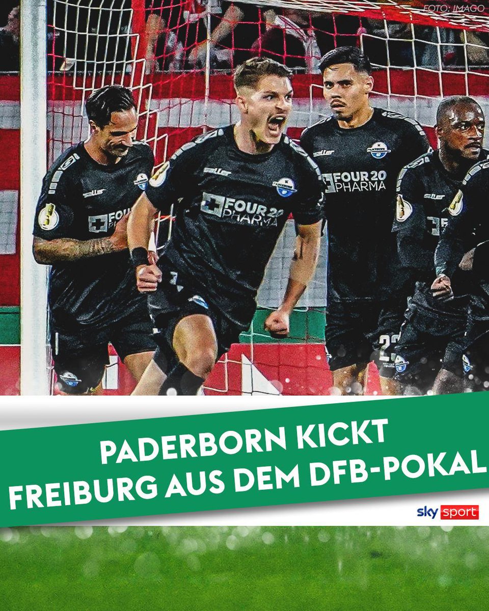SkySportDE's tweet image. Der Zweitligist Paderborn dominiert gegen Freiburg und zieht ins Achtelfinale ein! 🔥👏

#SkyPokal #DFBPokal #SCFSCP