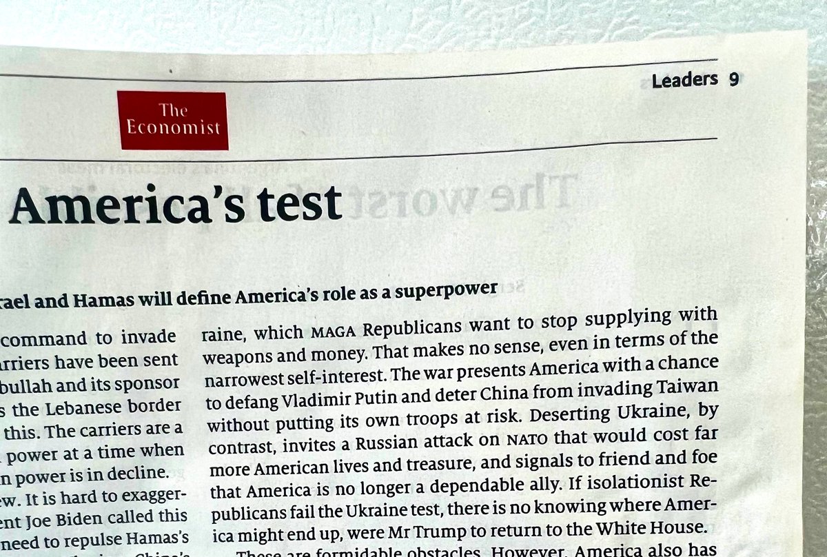 kasiahayden's tweet photo. The lack of adequate federal support for Maui fire recovery prompted a lot of "Maybe we shouldn't be spending billions in Ukraine if we can't help our own citizens," which made me curious about the arguments for/against. This @TheEconomist argument's first half is compelling: https://t.co/33oGJgpoOs