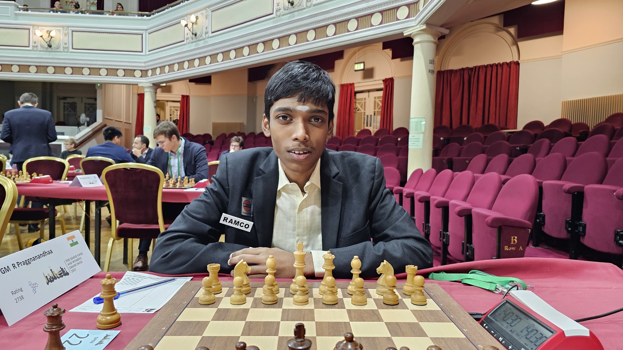 Praggnanandhaa R vs Abhijeet Gupta ,Fide Grand Swiss 2023, Tamil chess  channel, Sathuranga Chanakyan 