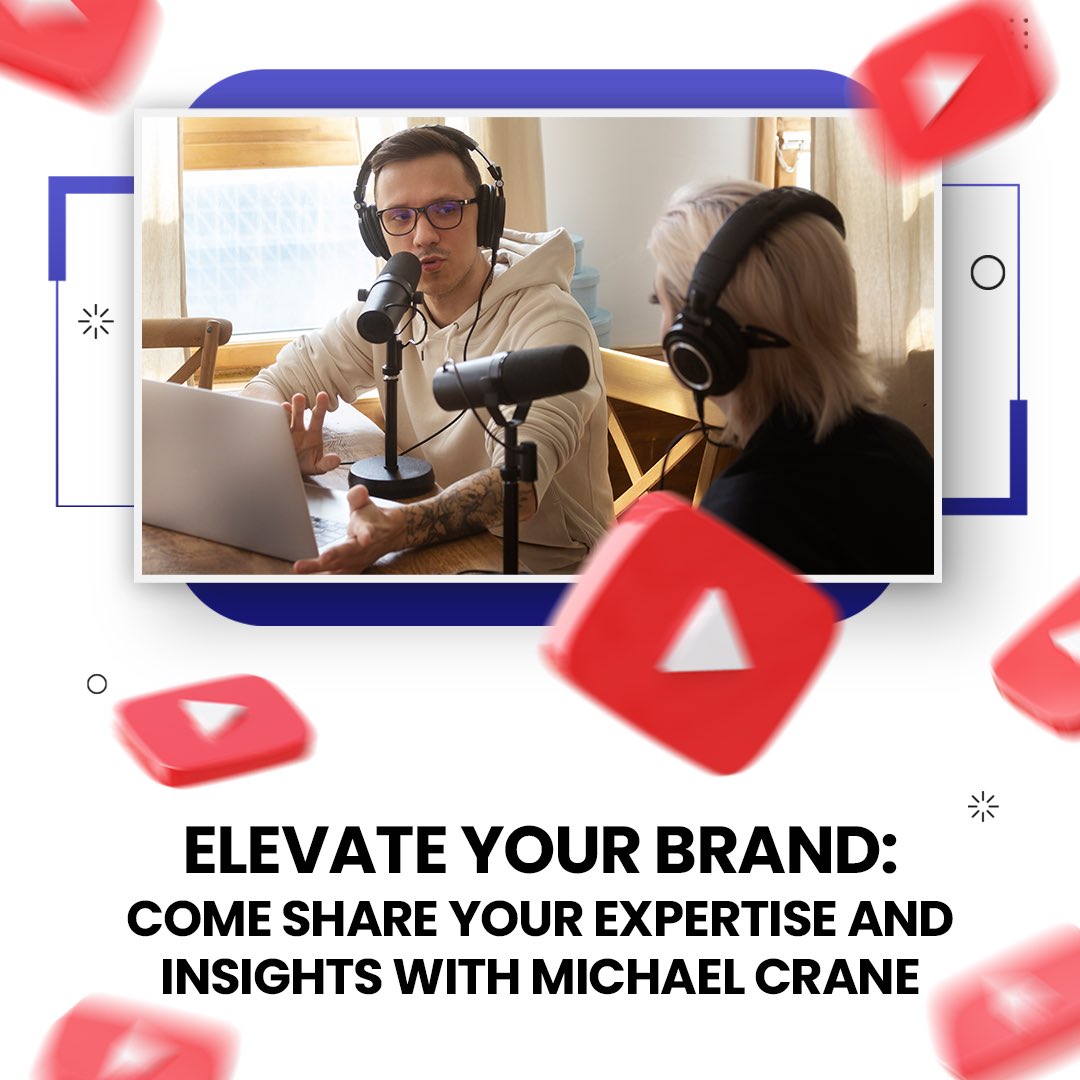 michaelcrane44's tweet photo. 📈 Join Michael Crane for an In-Depth Discussion on Your Business Success Story

Your business journey is unique and full of valuable lessons. Michael Crane's Podcast is the perfect platform for you to share your success story with a global audience. https://t.co/X8yOcvdJpm