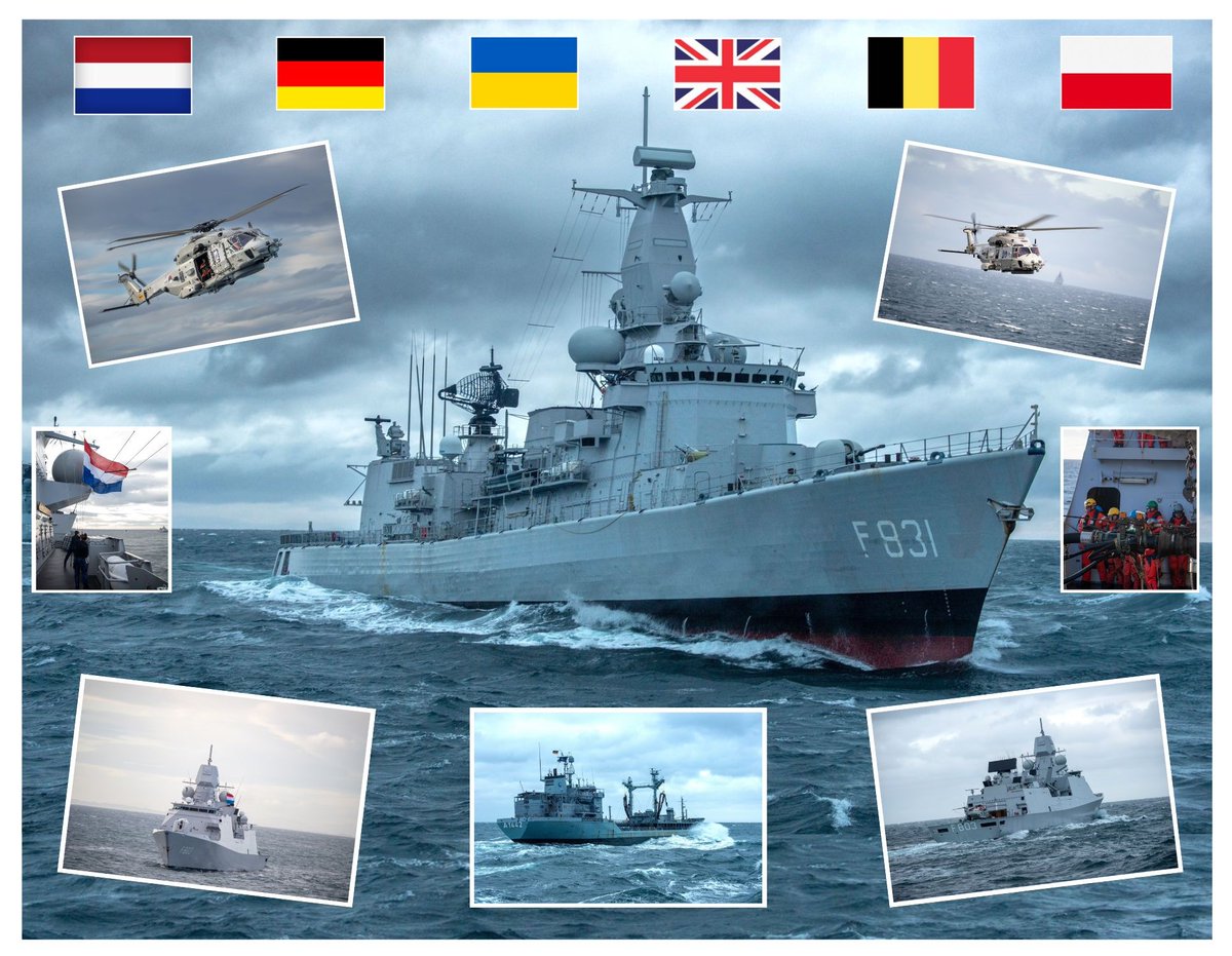 Joint Warrior is een geplande oefening, georganiseerd en geleid door het Verenigd Koninkrijk waar dit jaar ook Oekraïne aan meedoet. Foto's via: @kon_marine . @JasperBol , @wilco_faber ,@Crew_ZrMs_Tromp , @MarcoNaron , @navyboy68 . @TrompZrms . @Jaringma