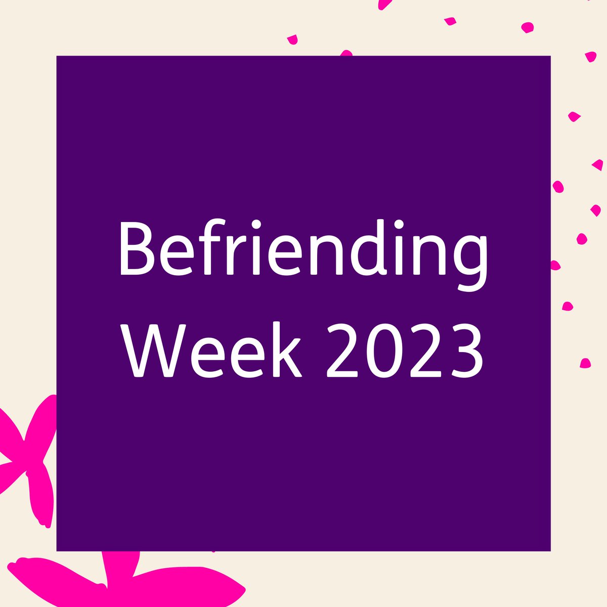 Its Befriending Week 2023! 💜 We're so proud of our befriending volunteers who do such amazing work to support people with a learning disability. 👉 If you would like to become a volunteer visitor, please visit our website to find out more: brnw.ch/21wE457