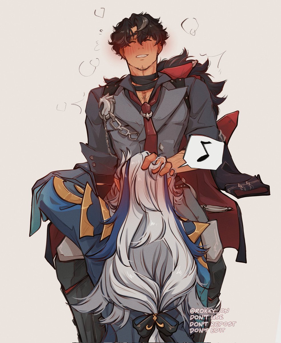 rokky_on's tweet image. Some quality time together?
#wriolette #Wriothesley #Neuvillette