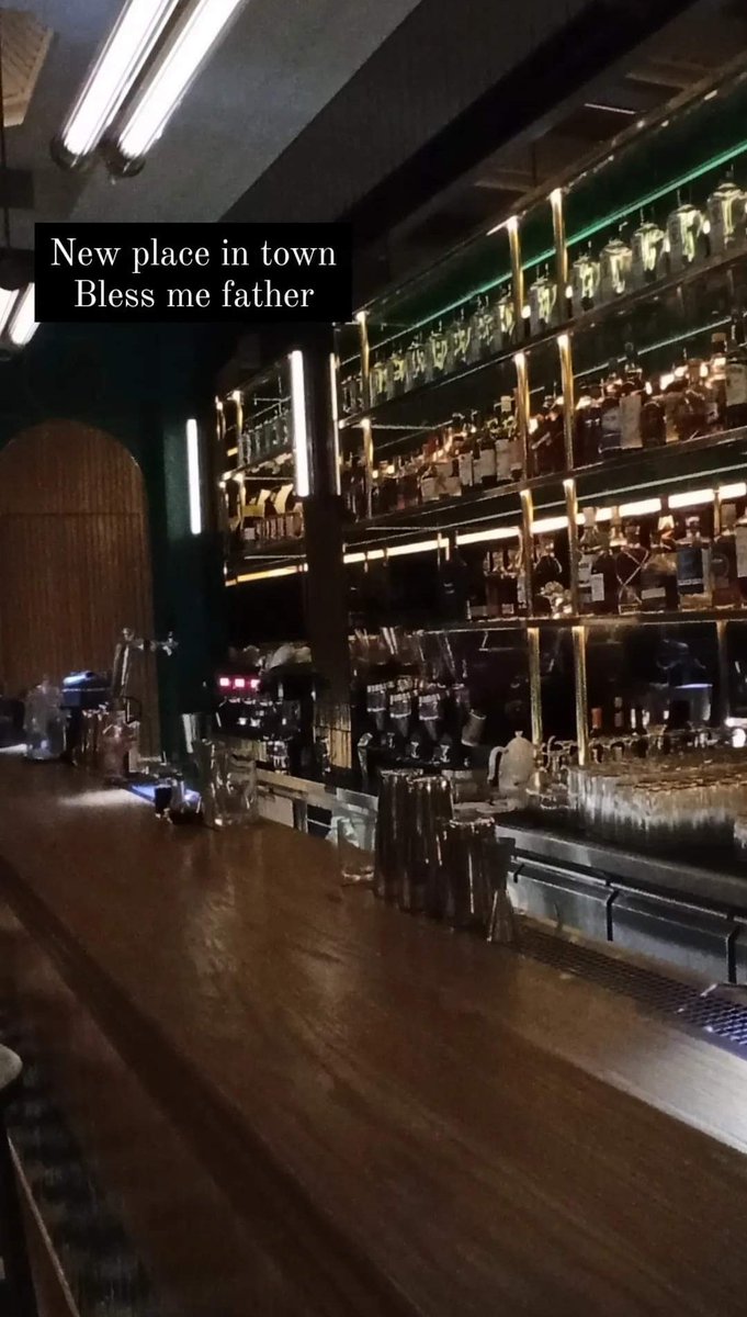 KaltsasT's tweet photo. New spot in town
#BlessMeFather
*φήμες λένε ότι τα ποτά είναι καθαγιασμένα https://t.co/laa5soTPQi
