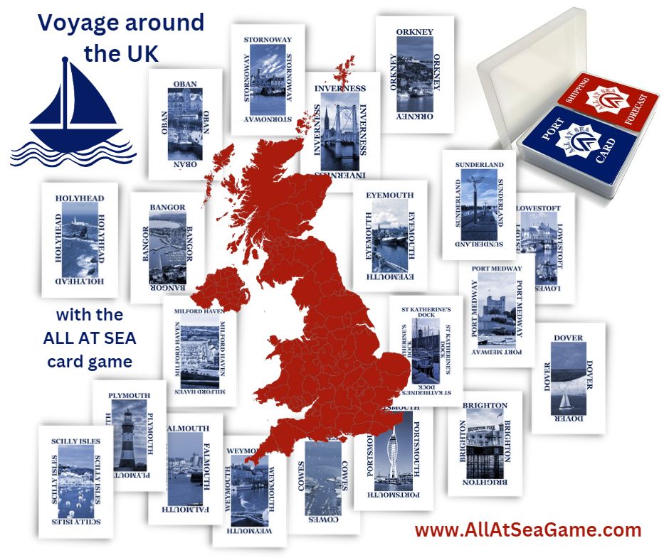 The perfect gift for #sailors!  "Quick delivery, well made and quality cards, simple rules making for easy gameplay, fun and noisy to play." 5 star review #sailing #AllAtSea ow.ly/3B8K50N0gkP