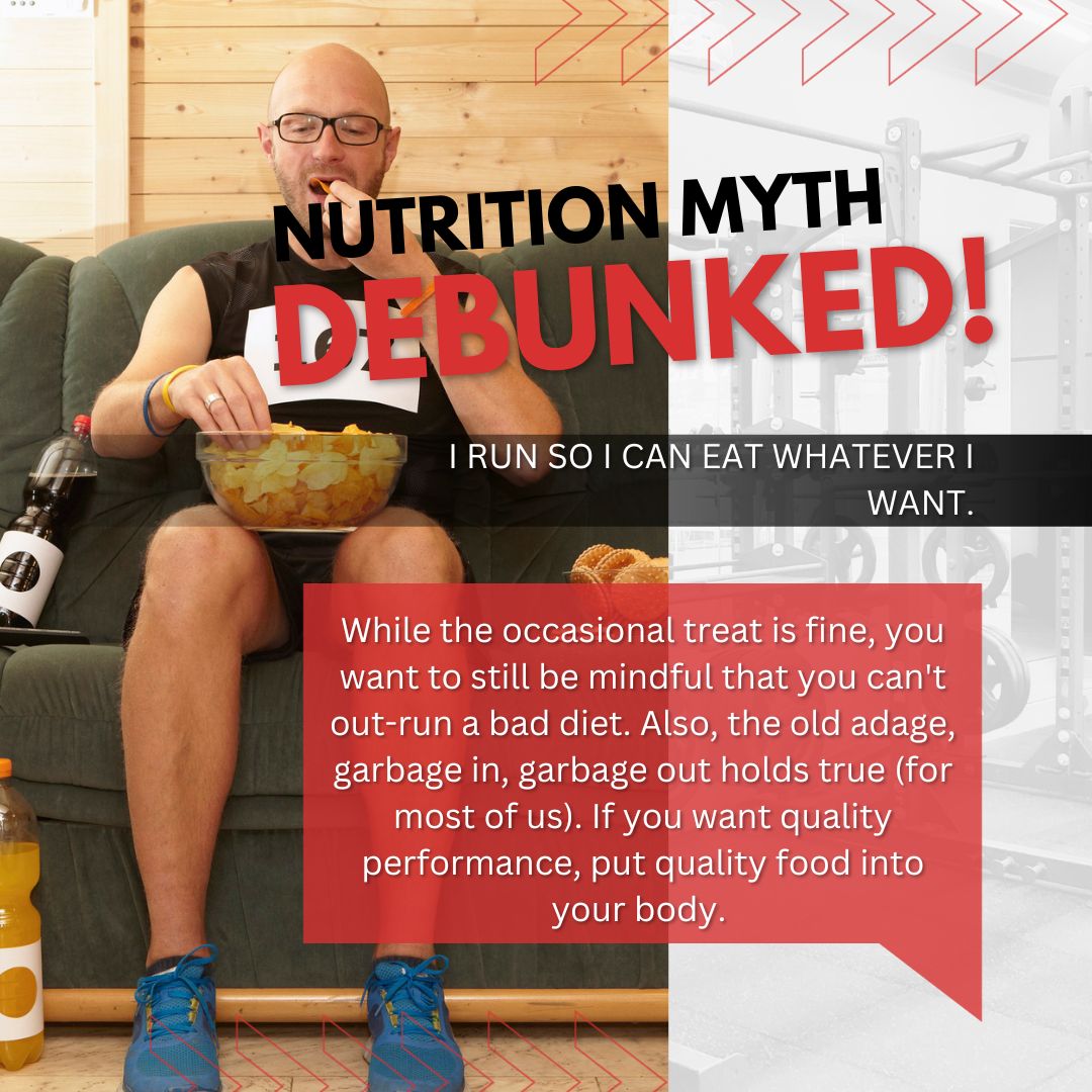 Nutrition matters: As runners, our bodies require a balanced  &amp; nourishing diet to perform at their best. Fuelling with foods like fruits, vegetables, lean proteins, &amp; whole grains provides the energy &amp; essential nutrients needed for optimal performance and recovery.