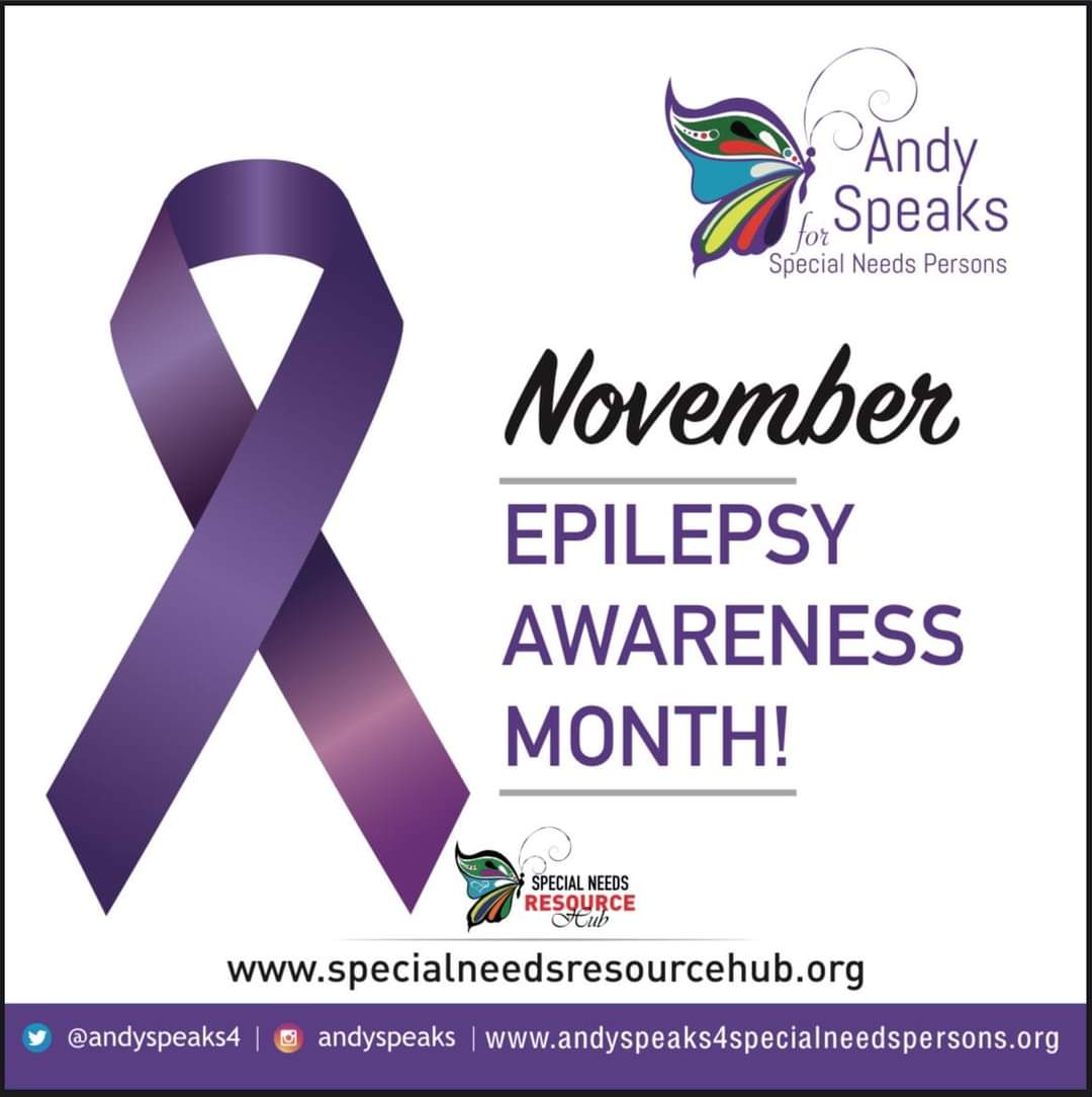 Happy National Epilepsy Awareness Month!This is a time to learn more about epilepsy&amp;how it affects people of all ages.It also gives us an opportunity to recognize many ways we can help those with #epilepsy &amp;their caregivers,as well as stand in solidarity with them
