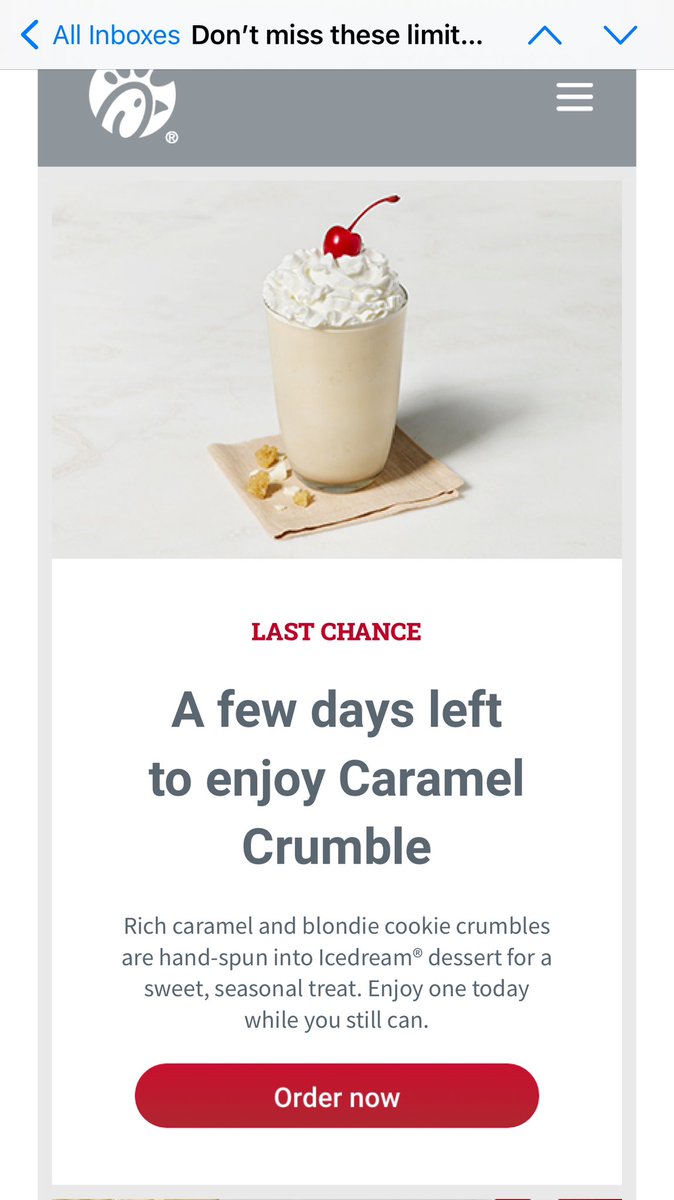 RrealeH's tweet photo. Please don’t @ChickfilA 😩😭😭 https://t.co/uMk2NqBRO4