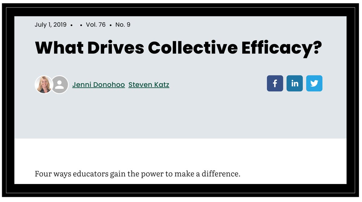 Interested in fostering collective teacher efficacy? Check out our article at: ascd.org/el/articles/wh… @ASCD @ELmagazine #NationalAuthorsDay