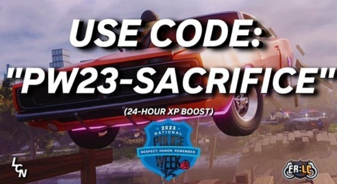 JessseTheGOAT's tweet photo. erlc roblox Use code PW23-SACRIFICE for a 24-hour XP
boost ingame!
Police week update there is a lot of fun.
What do you think it'|l be? https://t.co/d9VxqU0K2R