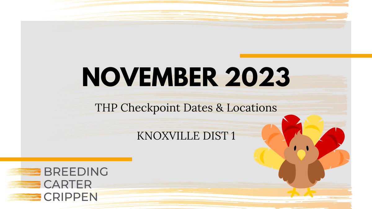 Breeding_Law's tweet photo. New month, new dates and locations from the Tennessee Highway Patrol.🚨 
 
Remember to be smart and stay safe, but if you find yourself in trouble, contact our office or visit our website to request a free consult with one of our criminal defense attorneys. https://t.co/Pjg1cciZvt