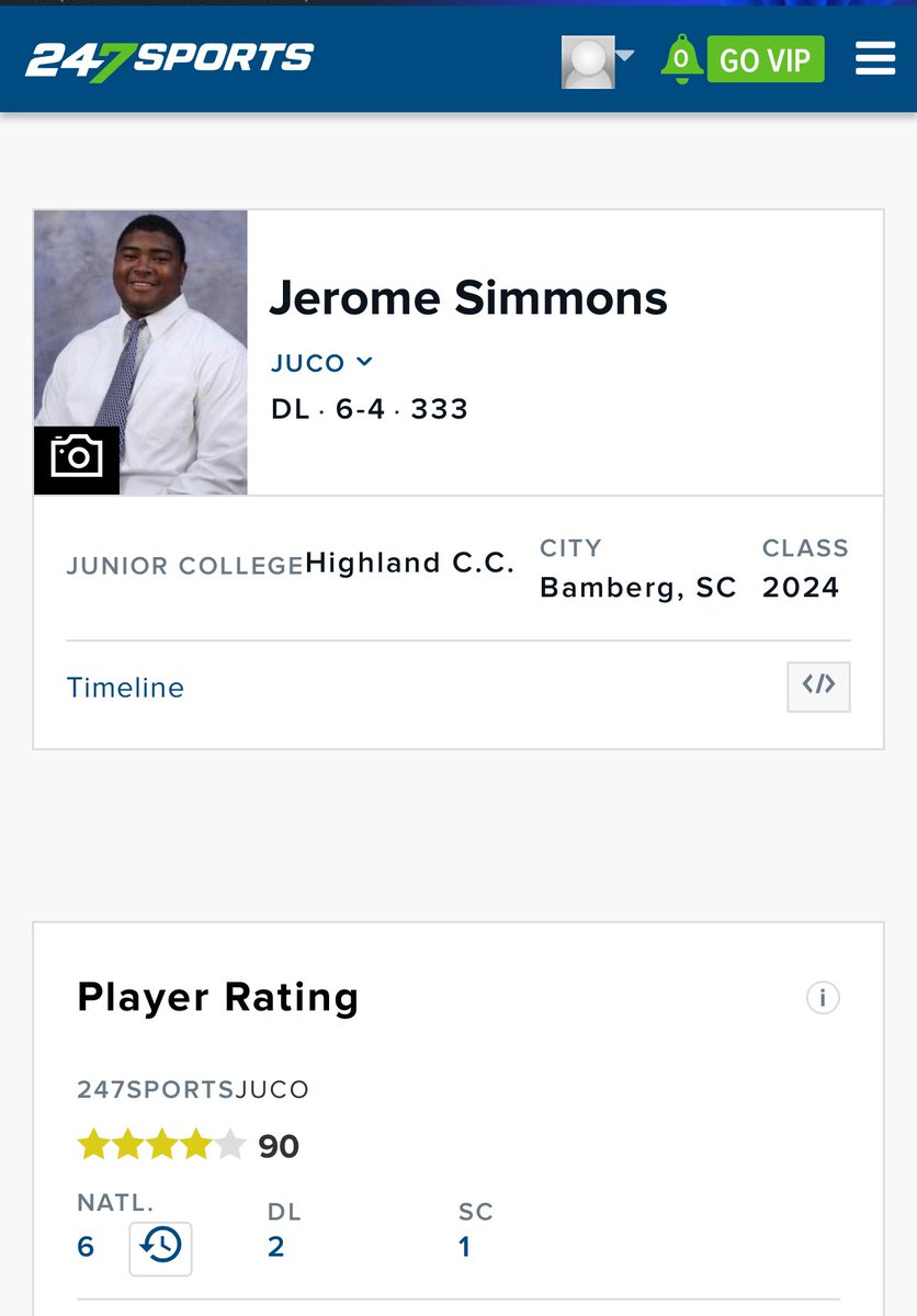 blessed to be a 4⭐️ by <a href="/247Sports/">247Sports</a>