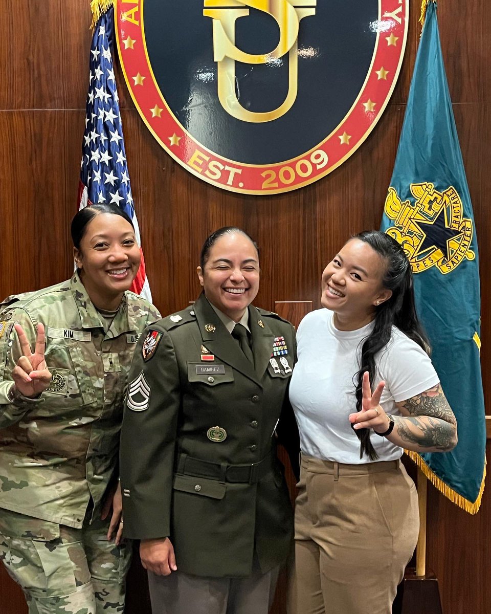 Erickabernie's tweet photo. Distinguished Honor graduate for her Senior Leaders course! Congratulations my love ❤️ Power couple! https://t.co/VEvtuhdNbC