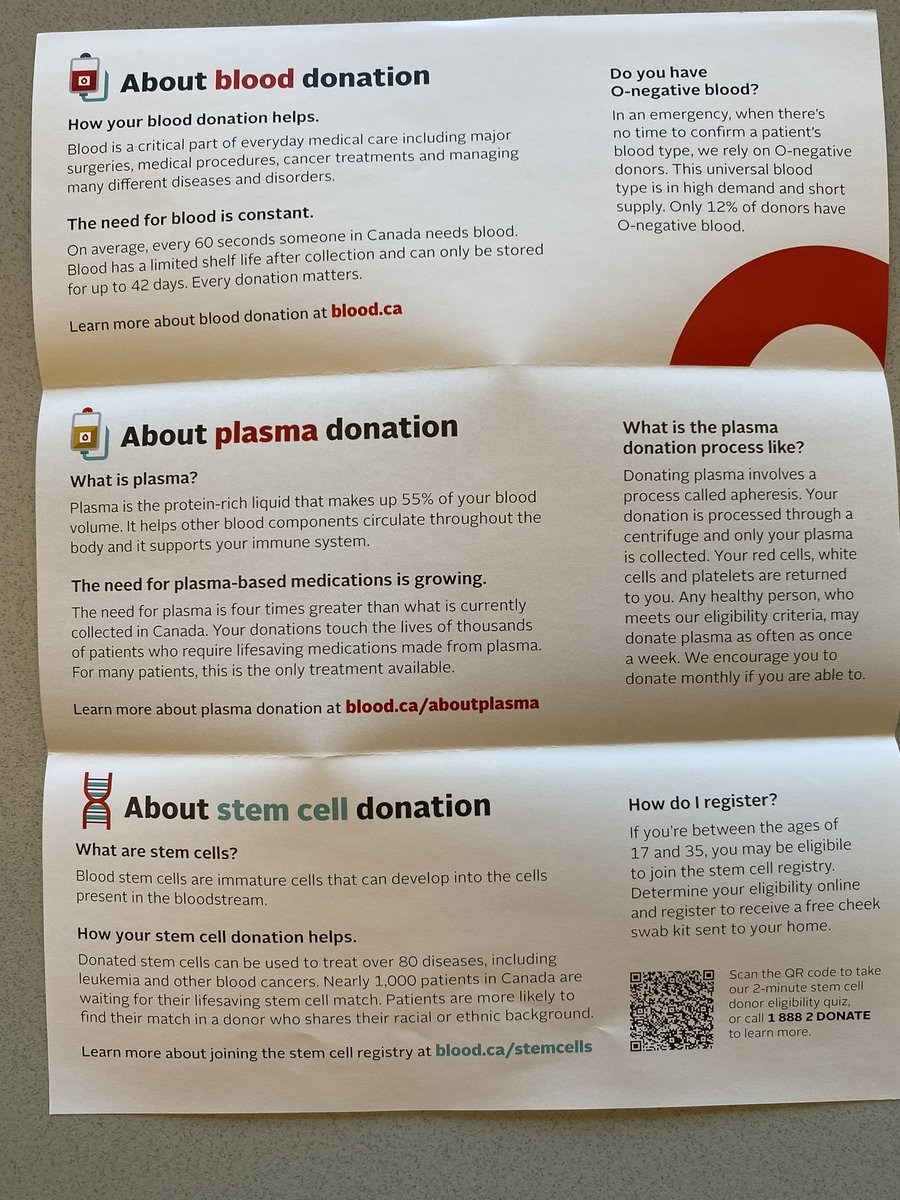 Today, Atlantic MPs visited <a href="/CanadasLifeline/">Canadian Blood Services</a> on Parliament Hill &amp; learned about the many ways Canadians can support their lifesaving work - including the program that helped  <a href="/DLeBlancNB/">Dominic LeBlanc</a>. 

Check out all the ways there are to give ⬇️