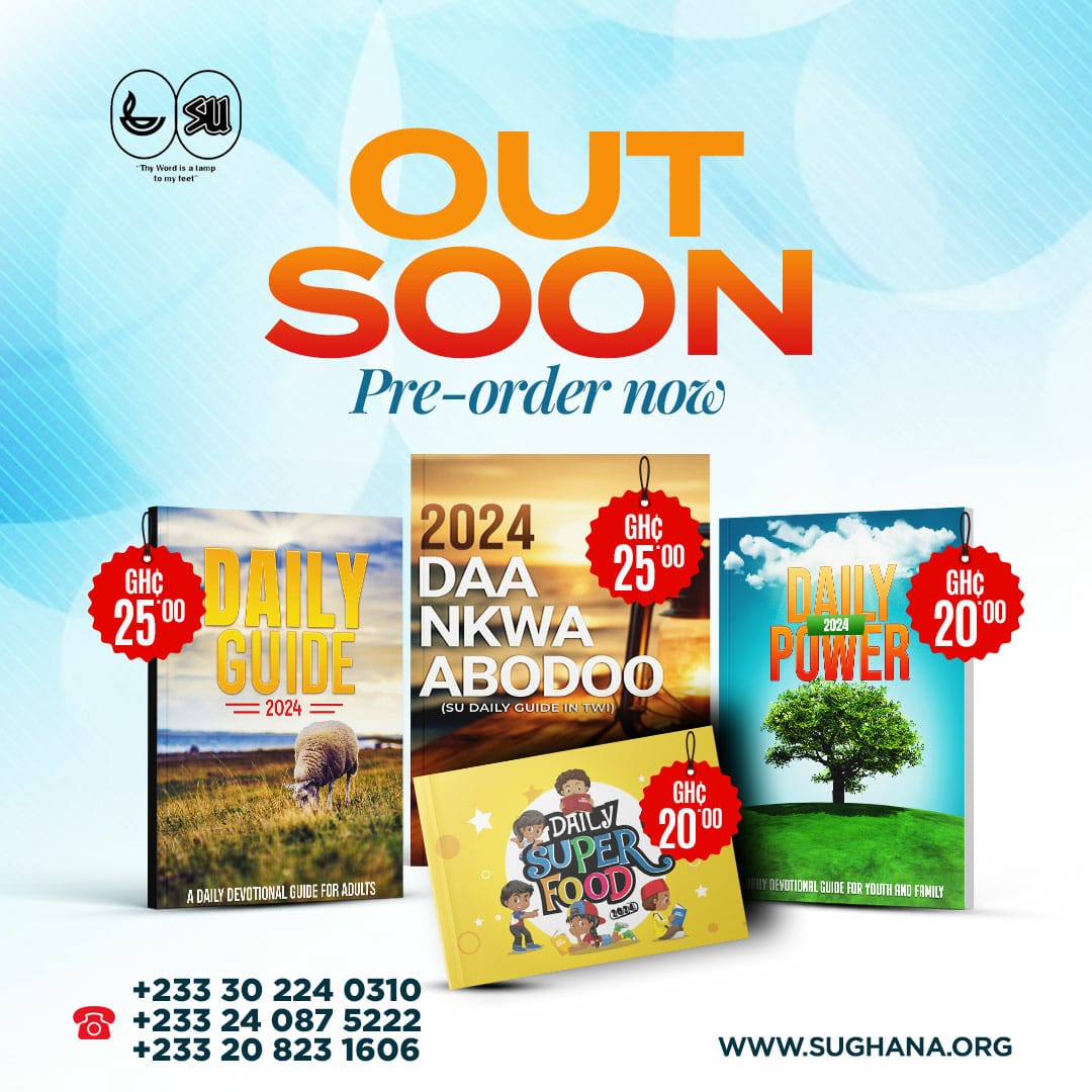 sughana's tweet image. 🙏 PRE-ORDER TODAY: SU GHANA DEVOTIONALS 📖

#christiandevotional 
#scripturestudy 
#scriptureunion 
#preoder 
#faithjourney