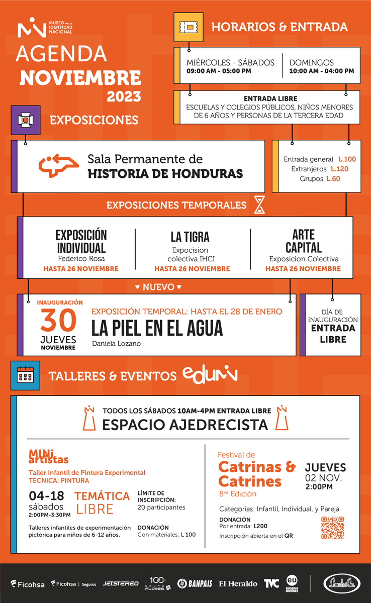 minhonduras's tweet photo. ¡Bienvenido Noviembre!✨💐🍁🍂💀
#AgendaNoviembre
#museoparalaidentidadnacional #NuestroMuseo #TuMuseo #MINHonduras https://t.co/MmDAlXoZDV