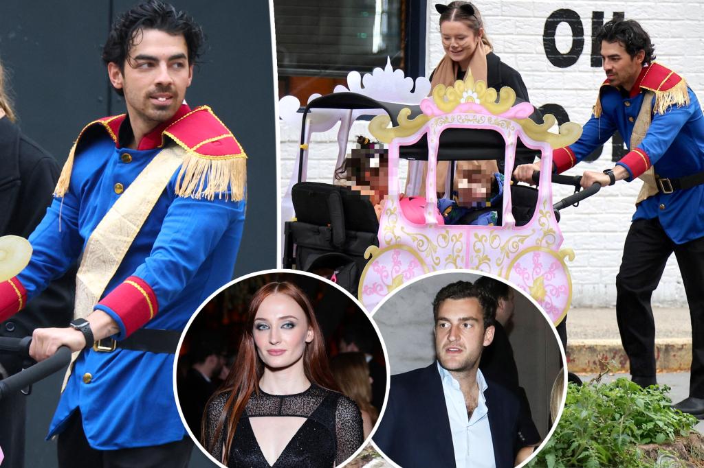 Page Six on X: Joe Jonas gives daughters the royal treatment on