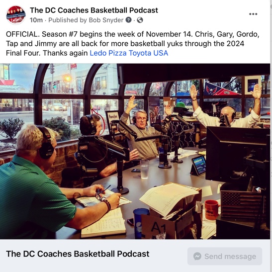 DC Coaches Basketball Podcast (@coachesdcpod) on Twitter photo 