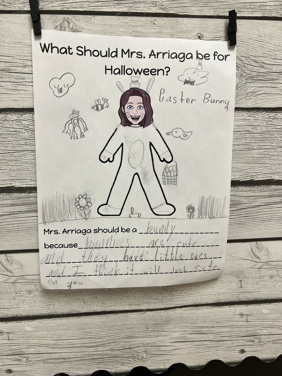 Always my favorite Halloween writing prompt! #iteach2nd#rootedlongscreek #neisd