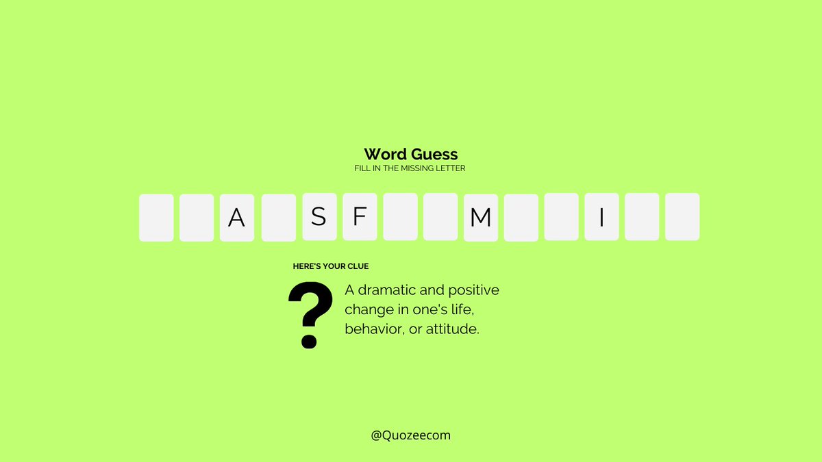 Quozeecom's tweet photo. Don't miss the opportunity to participate in our Word Guess contest.

You can follow the rules in our main X page.

Good luck!!!

#Contest #win #playgames #wordguess https://t.co/HwyYgolqNI