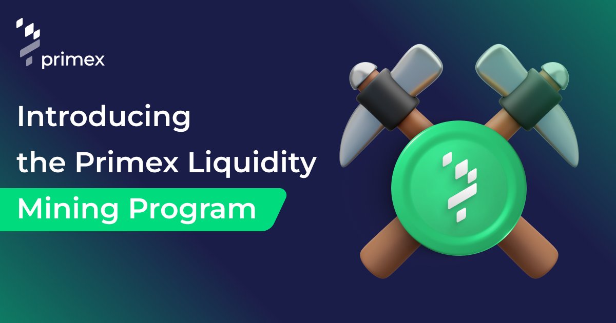 📢 Exciting news! The #Primex Liquidity Mining Program is finally live.

Earn ePMX for your early participation as a Lender or a Trader!🚀

🔗blog.primex.finance/earn-epmx-part…