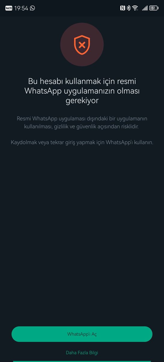 ercanatacano's tweet photo. @HuaweiTurkiye @Huawei @WhatsApp

Şu an bu şekilde hata aldım ve çözüm bulamıyorum birer el atsanız,
Ve bazı yerlerde baktım neredeyse 3 Huawei kullanıcısının 2 sinde bu problem olmuş diğerleri de beklemede

İ have this problem right now how can i fix this i need help https://t.co/YwJOPV7tY8