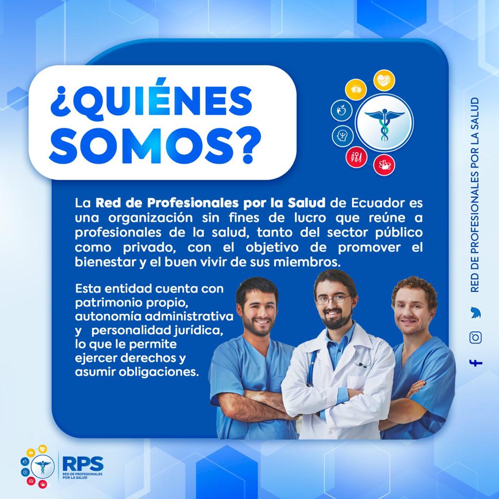 🩺 La Red de Profesionales por la Salud,  es un espacio plural en donde todos están dispuestos a defender la Salud desde su acción cotidiana 🇪🇨
#ConstruyendoElCamino 
#ComprometidosPorElBienestarDelPaís 
#LaSaludEsPrioridad 
#RPS