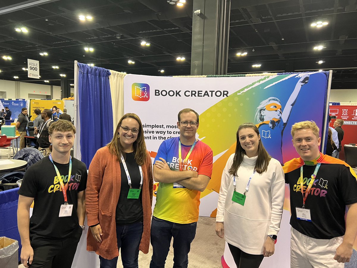 Love meeting the @BookCreatorApp team in person! @BookCreator_Wil #GaETC23