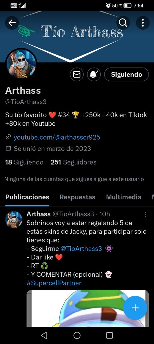 yoshman459's tweet photo. @TioArthass3 Ya esta tío y suerte a los demás.👻👻 https://t.co/V9uOqDg86M