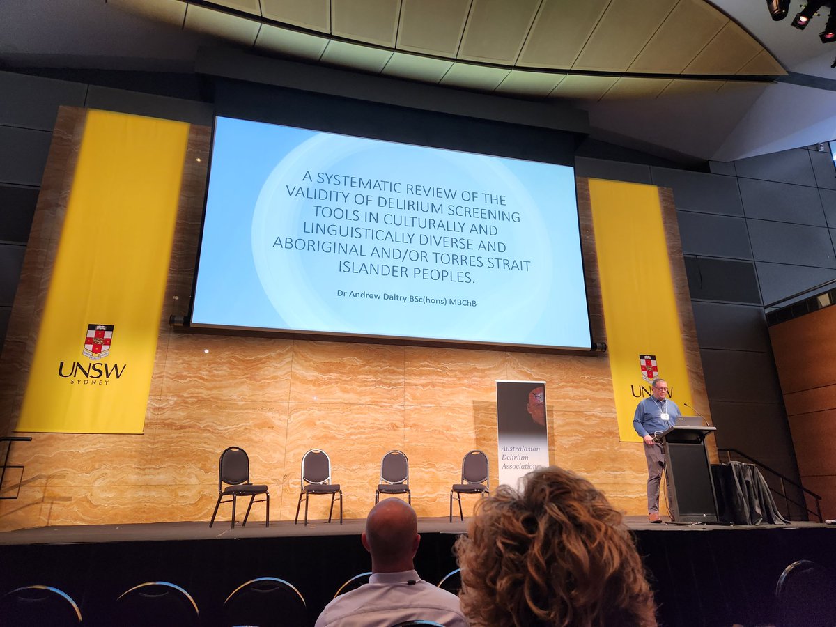 <a href="/daltshrinker/">Andrew Daltry</a> flying the flag for <a href="/CairnsHHS/">Cairns HHS</a> at <a href="/ANZDA_delirium/">AustralasianDelirium</a> #DECLARED2023 with a top scoring abstract <a href="/andyteodorczuk/">Andy Teodorczuk</a> <a href="/GideonCaplan/">Gideon Caplan</a> <a href="/edstrivens/">Ed Strivens</a>