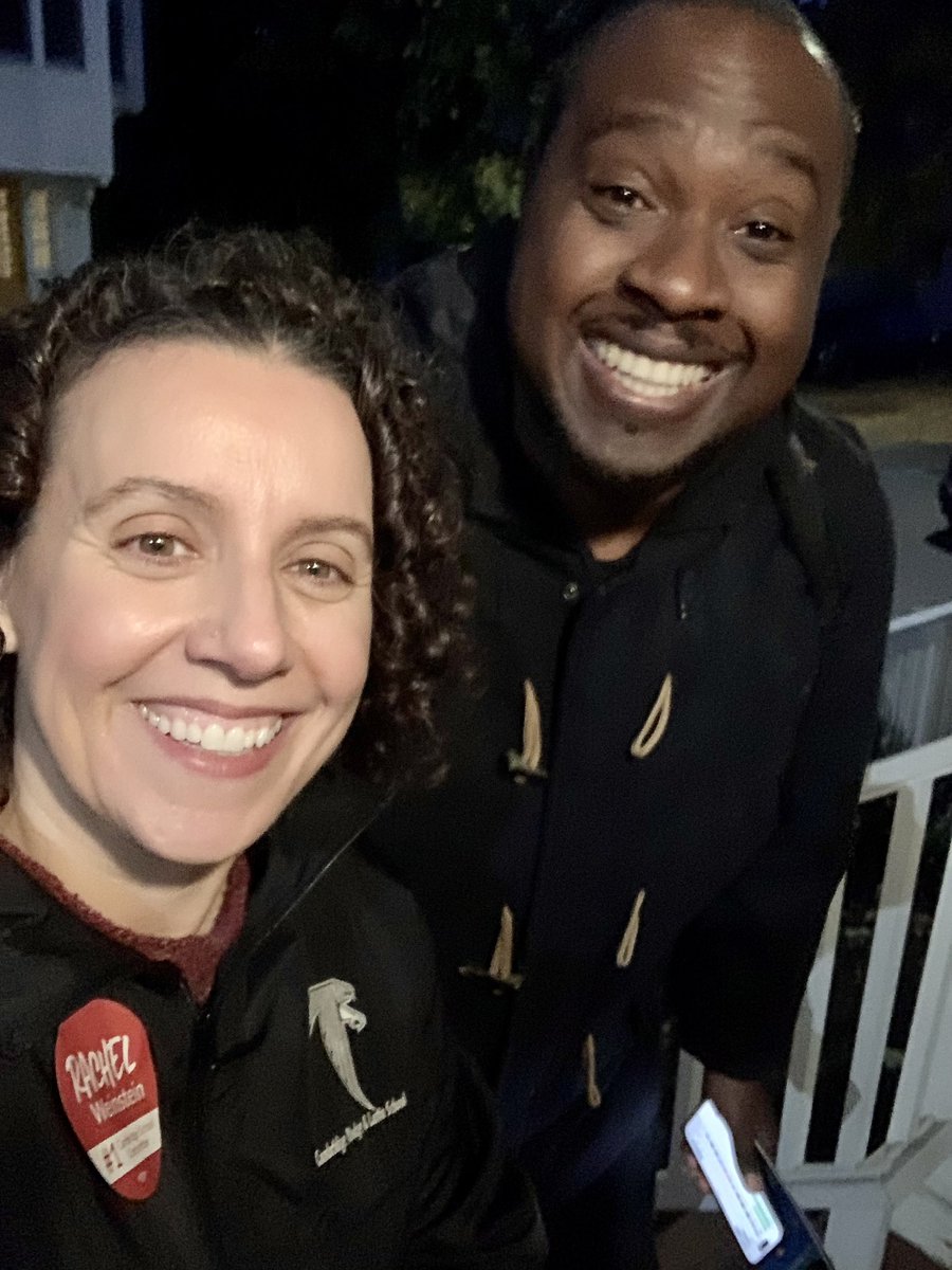 The chilly night was made warmer by canvassing with <a href="/mlkdreaming/">Rev. Vernon K. Walker</a> and talking with thoughtful voters! #election2023 #cambridgema