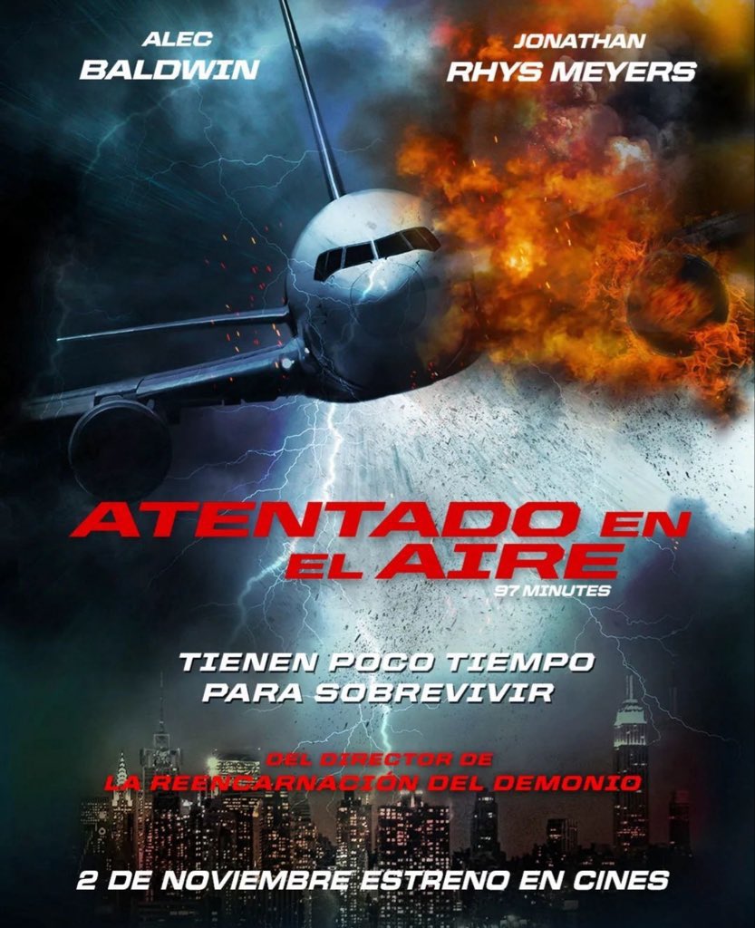 aguzmanmejia's tweet image. #AtentadoEnElAire o #97Minutes no es una mala película, nos mantiene pegados a la pantalla y muy expectantes durante toda la hora y media que dura.