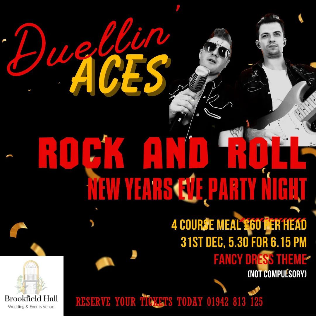 🎉🎸 Get ready to rock into the New Year at Brookfield Hall's New Year's Eve Bash on December 31, 2023! 🎸🎉
🎟️ HURRY, TICKETS ARE LIMITED - Secure yours now to ensure your spot at the hottest party in town! 
#RockNRollNYE #BrookfieldHallNYE #NYE2023 #PartyTime #NewYearBash