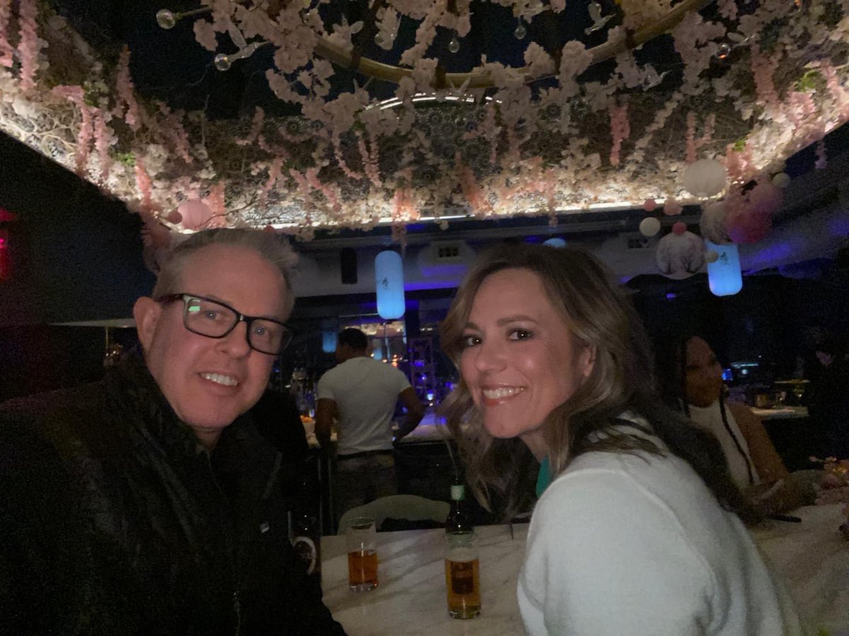 MarkStewart_AZ's tweet photo. Ally and I were talking this morning about all of our college friends who didn't see this thing going the distance.  We win the bets!  🤣

Now we are over halfway to 50 years of #TeamStewart (plus 2).  

Happy Anniversary to US!  Love ya Sweets!  
#heybabe 😀 https://t.co/qxLPEa4KRf