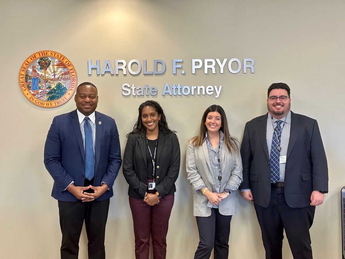 BrowardSAO's tweet photo. Congratulations and welcome to our newest Broward Assistant State Attorneys Neshah Francis, Taryn Stein, and James Boswell. Broward State Attorney Harold F. Pryor swore them in today as our newest prosecutors, who are dedicated to justice, equity, and the safety of our community. https://t.co/7eAtfuffoL