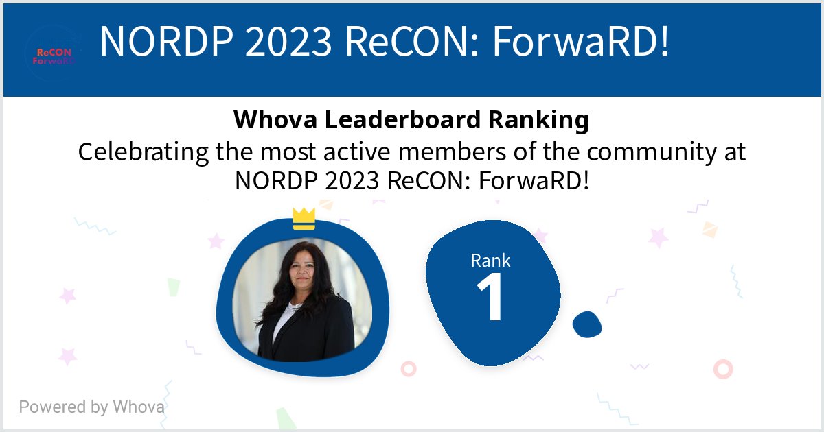 marcenella's tweet image. #Whova #NORDP2023