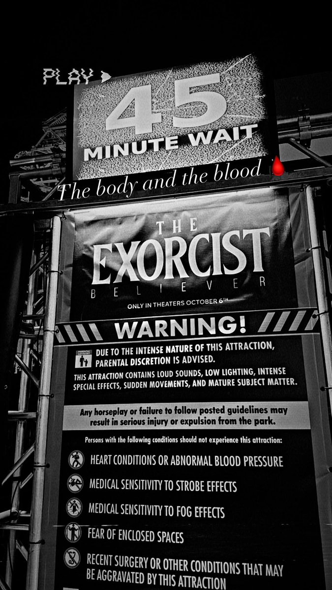 I just wish the movie was as good as the house 😔😈 #HHN32 #TheExorcistBeliever