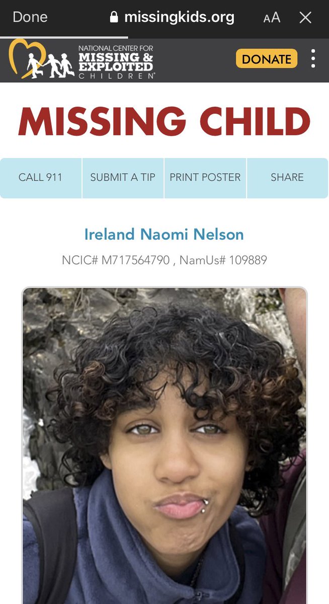 AmySandSand's tweet photo. @StaceDiva @blewis823 Posting screenshots:MISSING in VA https://t.co/GGl012bUlr
