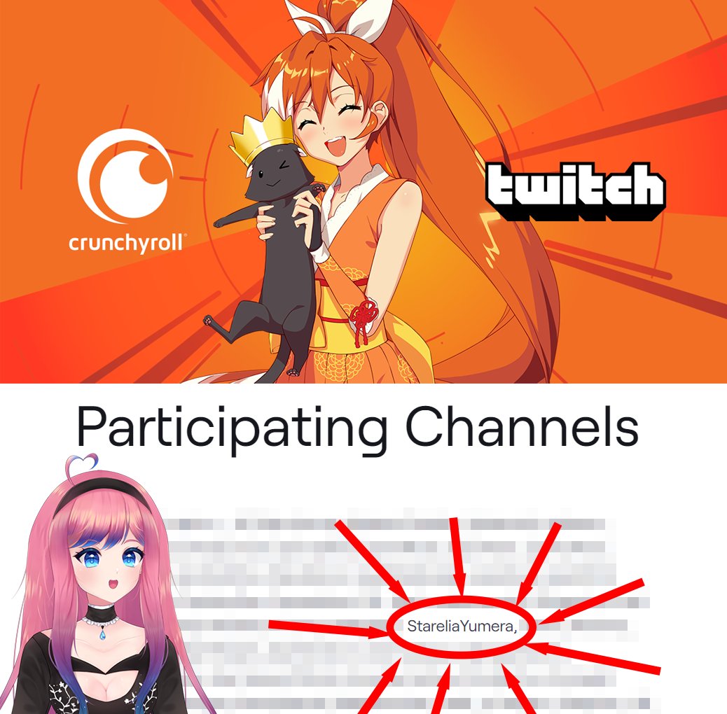 Crunchyroll x Twitch Support a Streamer Campaign