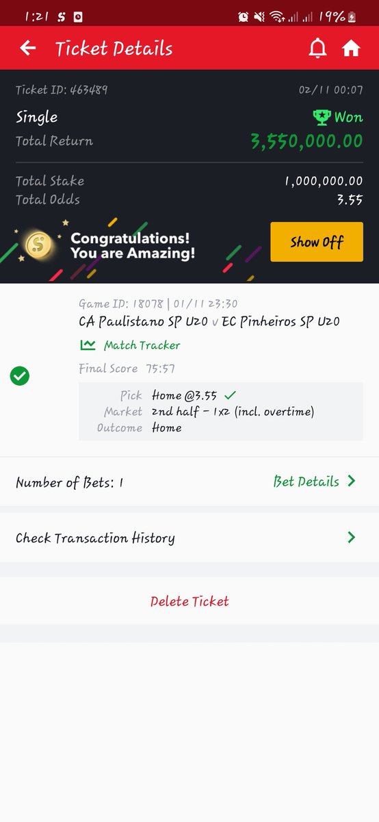 jujupunte's tweet photo. 5.5m boom. 💥  🤑🤑✅️🤑🤑✅️

Juju punter is too hot to handle 💯 

Register and
FUND 3000naira+ in ur BETANO ACCT for 100% BONUS
👇
https://t.co/7gbAYHzlcJ
PROMOCODE IS LEGITCALCULATOR https://t.co/6AzvX28kVT