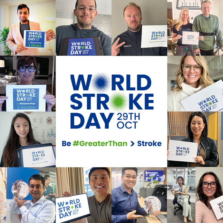 Medtronic Neurovascular (@medtronic_nv) on Twitter photo Medtronic Neurovascular employees from around the globe joined together to raise awareness of stroke. Together we are #GreaterThan Stroke. <a href="/WorldStrokeOrg/">World Stroke Org</a> Medtronic Neurovascular employees from around the globe joined together to raise awareness of stroke. Together we are #GreaterThan Stroke. <a href="/WorldStrokeOrg/">World Stroke Org</a>